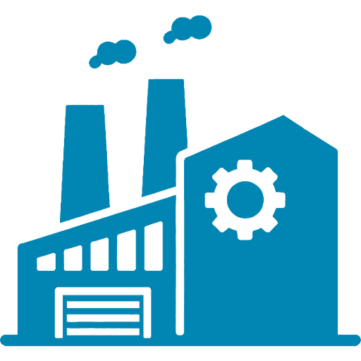 icona industria per la pulizia industriale